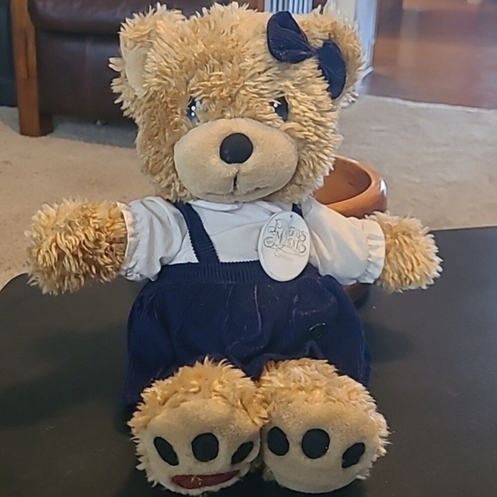 PRECIOUS MOMENTS COMPANY BLUE EYES AND DRESS BEAR